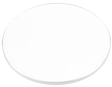 QUARKZMAN Verre de Montre en Cristal 33mm Diamètre 1.5mm Épais Ronds et Plats Verres de Montre en Saphir Transparent, Verres de Remplacement pour Réparation d'Horloger