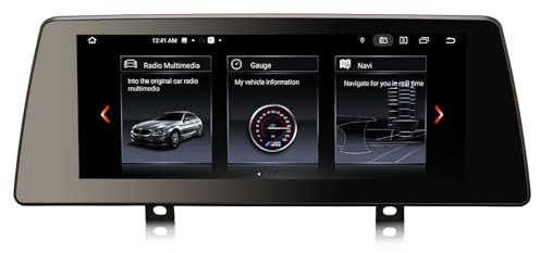 Erisin 8-Kern 4GB+64GB 10.25 Zoll Android 14 Autoradio Bluetooth GPS Navi für BMW 2er F45 F46 F22 NBT System Unterstützt OEM iDrive Kabelloses CarPlay Android Auto WiFi 4G DAB+ USB DSP IPS Bildschirm