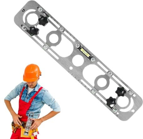 Heiß- und Kaltwasserleitungsleveler – Armaturen-Nivellierwerkzeug für Sanitärarmaturen, verstellbare Halterung, Edelstahl-Design, Hochleistungs-Gadget für Garage