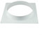 High Performance Air Vent Duct Connector Flange Perfect for Extractor Fans, Bathroom Fans, and Kitchen Exhaust Systems (250mm)