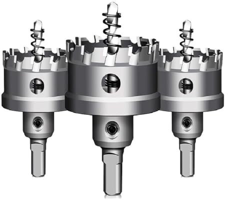 Scie cloche TCT robuste – Qualité professionnelle pour la découpe du métal, du bois et du plastique, dents en carbure durables (48 mm)