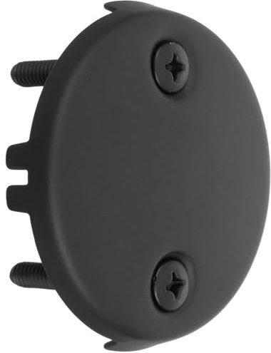 NUOBESTY Stainless Steel Bathtub Overflow Drain Cover with Quick Water Drainage System Stylish Overflow Face Plate Prevents Water Damage and Enhances Bathing Experience