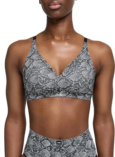 Cfab Push Up BH Damen ohne Bügel, nahtlos mit herausnehmbaren Pads, verstellbaren Trägern und weichem atmungsaktivem Material für Glatte Looks