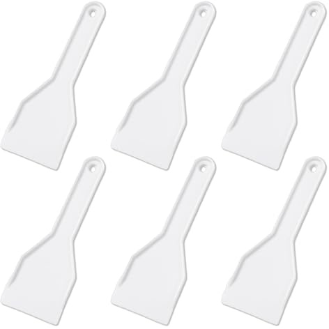 VEHYEGOI 6 Pieces Of Plastic Shovels, Refrigerator Freezer Deicing Shovels, Labor-Saving And Non-Slip Grip, Essential Gadgets For Home Kitchens.