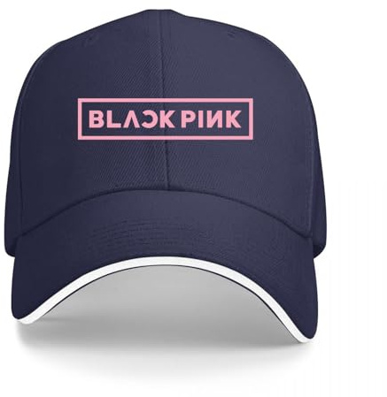 Uhrzhzz Baseballkappe Blackpink Navy Blue Trucker-Cap für Väter