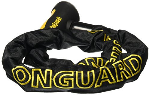 OnGuard 8020 Mastiff integriertes Schlüsselanhängerschloss – 110 cm x 10 mm, Schwarz