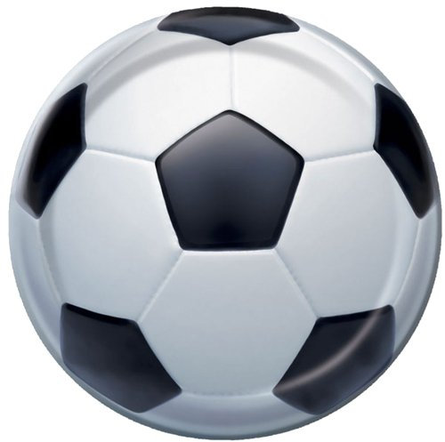 Creative Party Round Football Paper Plates