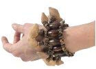 Fair Trade amazonischen Shaman Calabash Wrist / Bein Rattle aus Tapar Baum-Nüsse