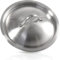 Kerafactum® Edelstahl Topfdeckel Deckel Ersatz Pfannendeckel Universaldeckel für Kochtopf Kasserolle Bratpfanne Wok Topf oder Pfanne Topfgröße Ø 16 cm Edelstahlgriff flacher Deckelrand