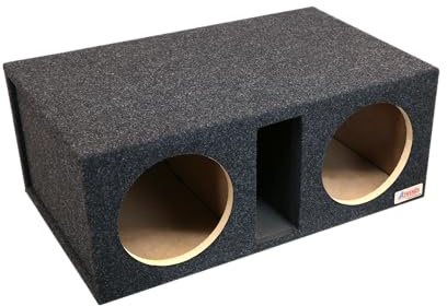 Atrend 10SPLDV10” Dual SPL Vented Subwoofer/Speaker Enclosure Designed for High Sound Pressure Levels/Made in USA