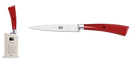 Coltellerie Berti - Insieme - Spelucchino dritto - Ceppo magnetico + coltello cucina forgiato (brevettato)