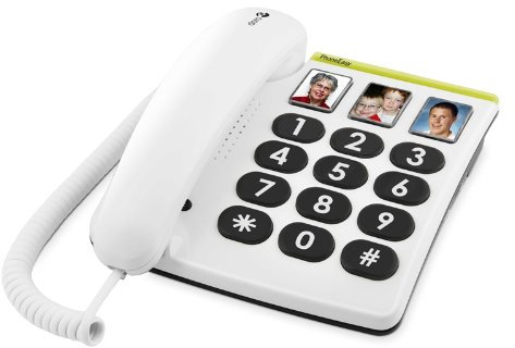 Doro Phone Easy 331 PH Ultra Facile à Utiliser Volume réglable Facilement - HDPHON02W- Certifié France Medical Industrie