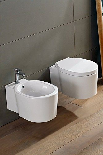 Bathroom Sanitary Wall-Mounted Bucket - Vase and Bidet