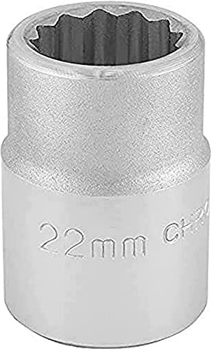 Draper T-MM/B 3/4 Square Drive 12 Point Socket (22mm), Blue