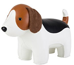 Buchstütze Classic Beagle Weiß/Tan Züny