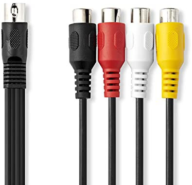 NEDIS Câble audio DIN DIN 5 broches mâle - 4x RCA Hem