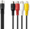 NEDIS Câble audio DIN DIN 5 broches mâle - 4x RCA Hem