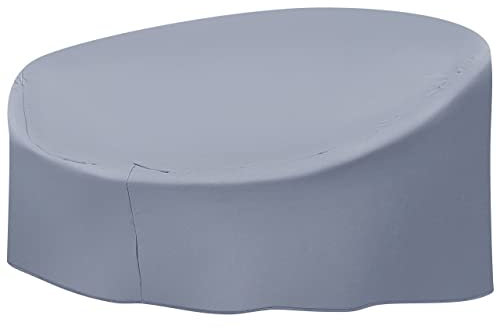 Regenschutz für Sonneninsel grau mit Reißverschluss 75 x 140 x 165 cm Sylt CHUVA