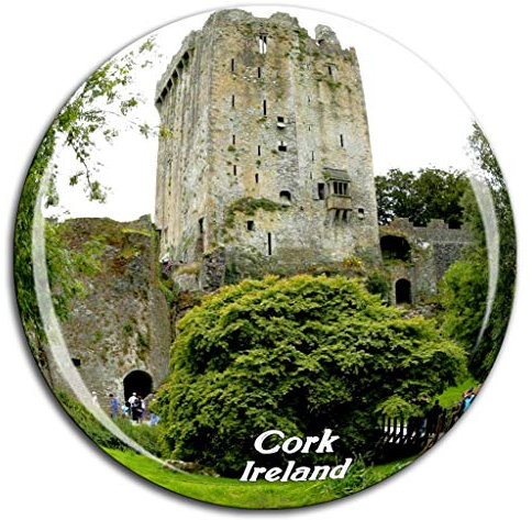 Weekino Geschwätz-Schloss-Korken Irland Kühlschrankmagnet 3D Kristallglas Tourist City Travel Souvenir Collection Geschenk Stark Kühlschrank Aufkleber