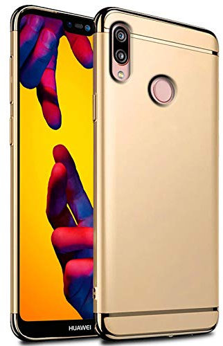 Conie GT11023 Golden Touch Kompatibel mit Huawei P20 Lite, Soft Flex Case Ultradünn Handyhüllen PC Bumper [2-Farbig] Hülle für P20 Lite Case Gold