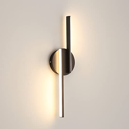Tealight Applique da Parete Interno, 16W Lampada LED Moderno, 1800LM Applique Camera da Letto per Soggiorno Corridoio Scale Luce Notturn 3000K Bianca Calda