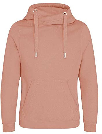 AWDis Herren Cross Neck Hoodie Kapuzenpullover