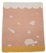 David Fussenegger Babydecke Juwel 'Schildkröte' 70 x 90 cm Hellbraun