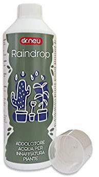DR. NEU – Wasserenthärter für die Pflanzenbewässerung Raindrop, geeignet für alle Pflanzen, enzymatisch, natürlich, entkalkend und kalklösend – Lösungen für die Garten- und Balkonbewässerung, 500 ml