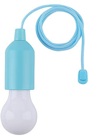 Ampoule LED à cordon à piles à suspendre sur une corde (sans batterie) - Ampoule LED colorée pour enfant - Éclairage de fête d'anniversaire - Éclairage intérieur et extérieur