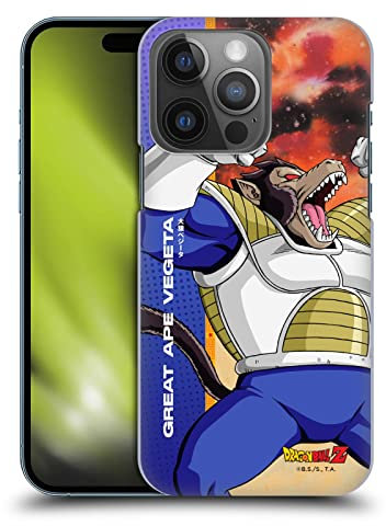 Head Case Designs Officially Licensed Dragon Ball Z Great Ape Vegeta Saiyan Arc Characters Hard Back Case Compatible With Apple iPhone 14 Pro