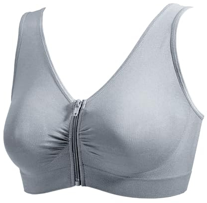 Comfy Bra with Zipper in Front - Pack of 3