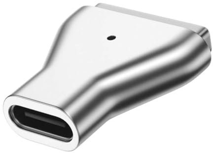 BEYEE Adaptateur USB C vers magnétique, type C vers 2 têtes en T magnétiques PD 100 W, convertisseur de charge rapide, compatible avec MacBook Air Pro 2013-2015