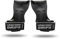 Encore Grips® Zughilfen für Krafttraining Fitness Bodybuilding Gewichteheben Kraftsport Lifting, mit Handgelenk Handbandage Gewichte Training Handschuhe Griffe Gym Equipment (Grau, S)