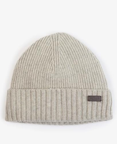 Barbour Strickmütze Beanie Carlton One Size gefüttert Beige