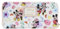 Loungefly Disney Mickey Minnie Mouse Geldbörse Reißverschluss Clutch AOP Floral, Mehrfarbig, Clutch Wallet