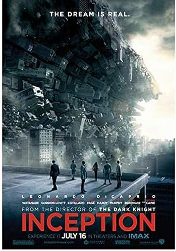 Poster Inception Poster, Vintage-Tv-Film-Poster, Wandkunst, Bilder, Leinwand, Malerei, Poster Und Drucke, Heimdekoration 50X70Cm Kein Rahmen