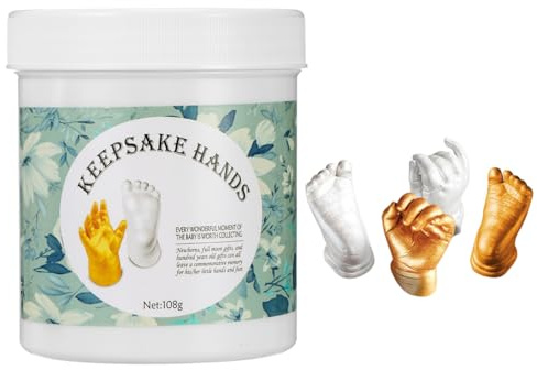 Hand Casting Kit DIY Plaster Statue Molding Kit Baby Foot Hand Casting Set for Adults, Child, Wedding, Friends