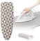 Lelico Ironing Board Cover 92X33 97x33 110x35 122x38cm Iron Board Cover With Padding Ease Of Use And Installation Cotton Ironing Board Cover And Pad (Color : E, Size : Medium(100x34cm))
