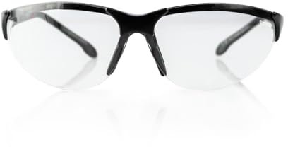 OPC TACTIC HAWK Taktische Schutzbrille Matt Schwarz Klar, Schießbrille für Sportschützen, Ballistische Schutzbrille, UV400 Schutz, Airsoft Fahrradbrille