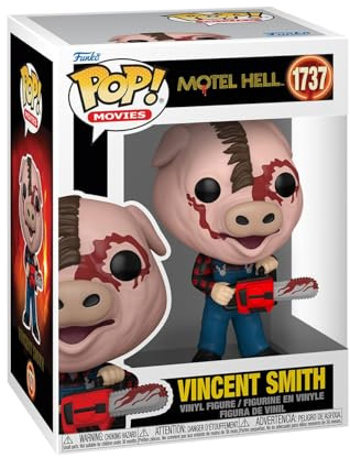 Funko POP! Movies: Motel Hell - Vincent Smith | Offizielles Horror Merch - Vinyl Sammelfigur als Regal Deko - Geschenkidee zum Geburtstag für Fans und Sammler