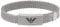 Emporio Armani Herrenarmband aus Leder oder Edelstahl mit Karabiner-, Schieber- oder Druckknopfverschluss, Ankersilber