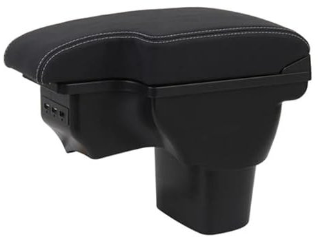 PPXDM Multifunktionales Zubehör Auto-Armlehnenbox, Auto-Innenausstattungsmodifikation, Spezieller USB-Teleskop-USB-Anschluss Für ESQ(Artificial Leather W)