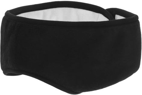 minkissy Cache-oreilles Insonorisés Casque Anti-bruit Enveloppes D'oreilles Insonorisées Casque Antibruit Pour Le Sommeil Couvre-oreilles Bandeau Cache-oreilles En Polaire Coton Black