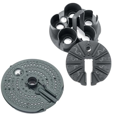 Wundermix Set für TM (WunderPeeler/WunderPlate/EggPro) • Kartoffelschäler, Messerabdeckung und Eierhalter für Thermomix TM7, TM6, TM5, TM31 • Praktisches Aufsatz Set • Thermomix Zubehör