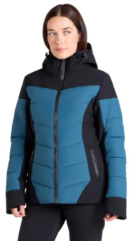 Mountain Warehouse Resort Gefütterte Damenskijacke - Schneefest, IsoTherm, atmungsaktiv und bis minus 30 °C thermisch getestete Damenjacke - Ideal im Winter
