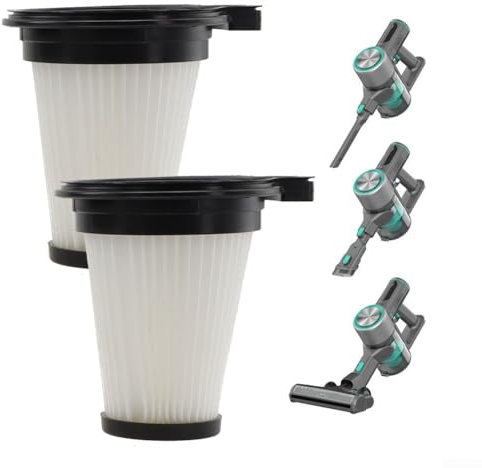 Ersatzfilter für Wyze schnurlosen Staubsauger, waschbarer Ersatz-Staubsaugerfilter für Wyze Staubsaugerzubehör, 2 Stück