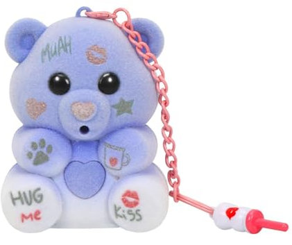 O-Kinee Kleiner Bär Lila Herz mit Aufnahmefunktion