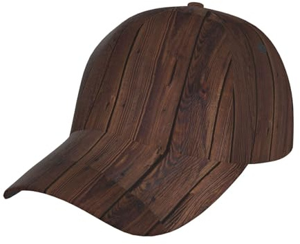 Baseball Caps Vintage-Holz Tennis Cap Atmungsaktiv Laufkappe Unisex Basecap Für Draußen Sports Reisen