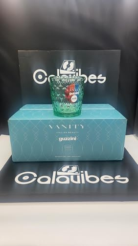 Guzzini Set 6 Bicchieri Acqua, in Vetro, Vanity Verde Matcha