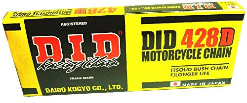 DID Kette 428 D, 126 Glieder (Standard), offen mit Clipschloss